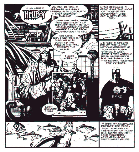 His origin, in comic form